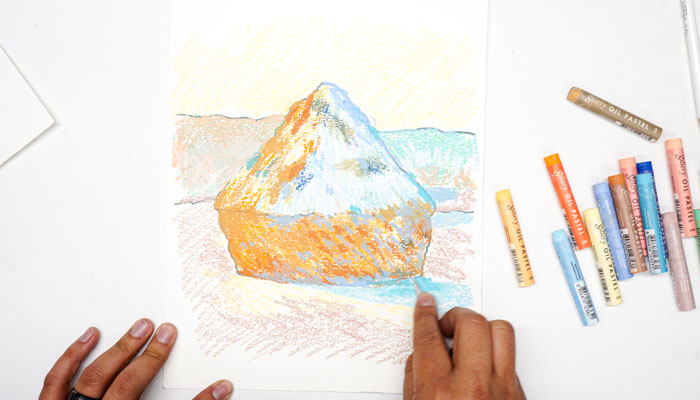 Draw an oil pastels landscape inspired by Impressionism with 6 oil pastel  techniques - Lillian Gray - Art School