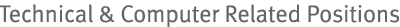 Technical & Computer Related