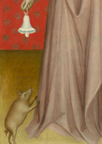 The Adoration of the Magi with Saint Anthony Abbot (Detail) / Unknown