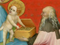 Detail: Christ & gold, king