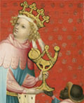 Detail: Melchior's face, page