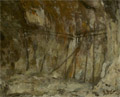 Detail: Right wall & scaffold