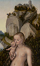 Detail: Female faun, castle