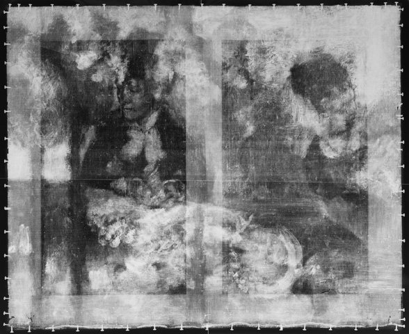 The Milliners (X-ray) / Degas