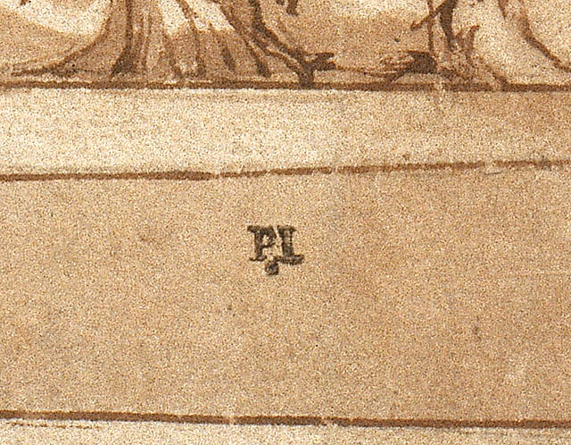 The Submission of the Emperor Frederick Barbarossa to Pope Alexander III:Collector's mark