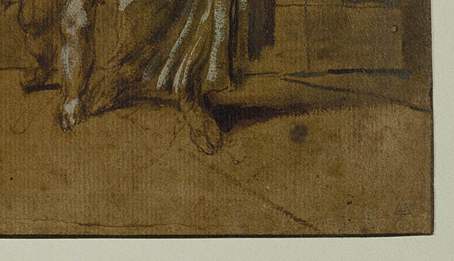 The Expulsion of Hagar:Collector's mark: Lagoy