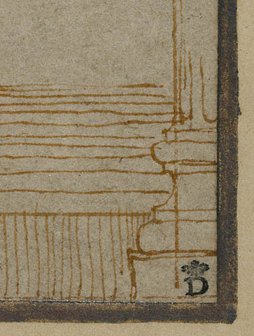 Study of Four Saints:Collector's mark