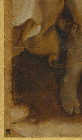The Entombment:Collector's mark