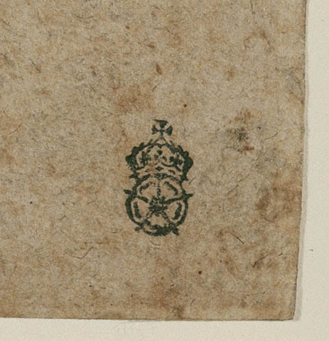 Head of a Woman:Collector's mark