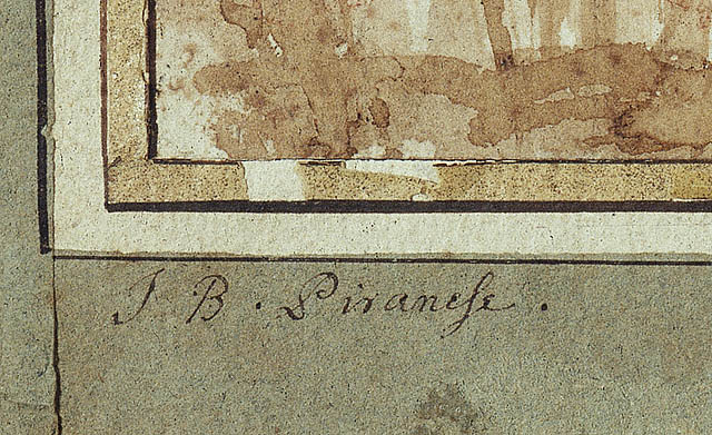 An Ancient Port:The artist's signature