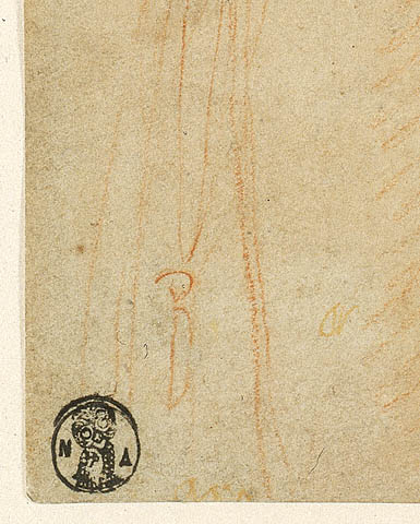 Centaur and Lapith:Collector's mark