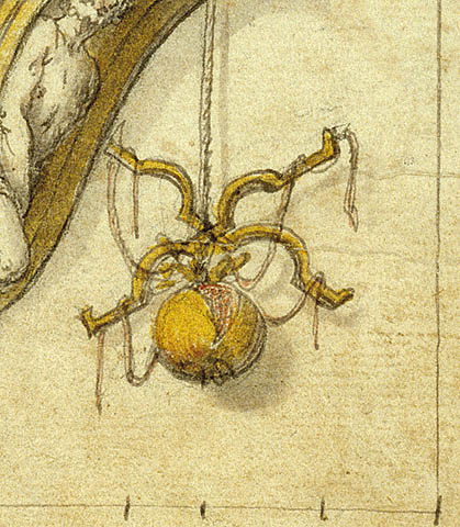 Study for a Statue of Queen Isabella:Detail of pomegranate