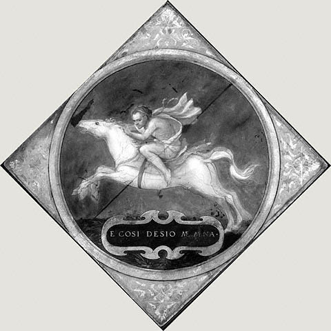 An Allegory of Passion:Underdrawings in whole figure