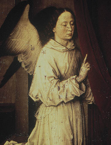 The Annunciation:Ultraviolet image of angel