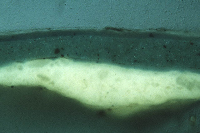 A Centennial of Independence:Cross-section of paint layers