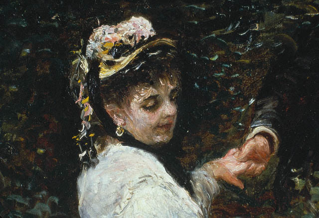 La Promenade:Impasto on hat