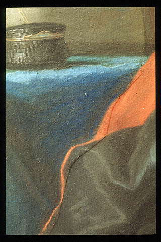 Portrait of Gabriel Bernard de Rieux:Seam between sheets of paper