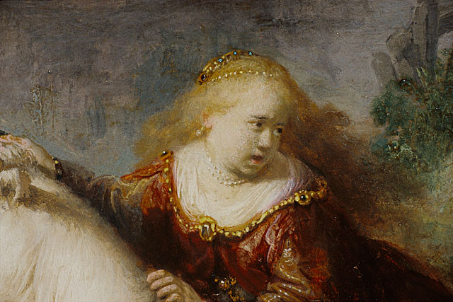 The Abduction of Europa:Europa's head
