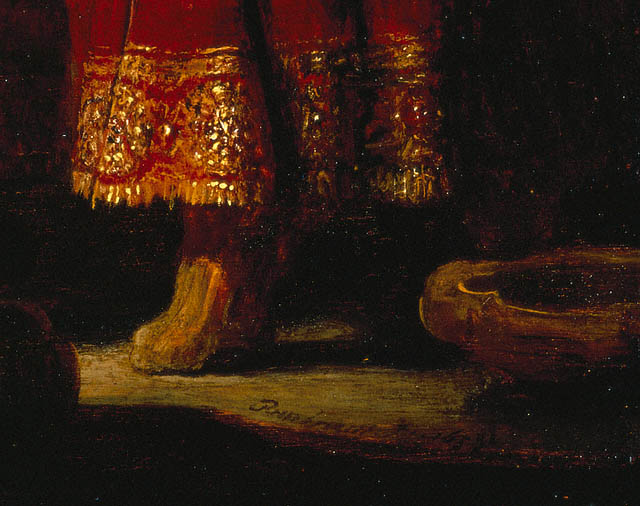 Daniel and Cyrus before the Idol Bel:Signature