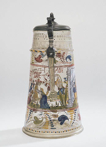 Covered Tankard:Back