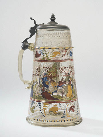 Covered Tankard:Right side