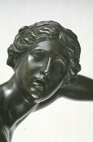 Pluto Abducting Proserpine:Proserpine's face