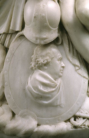 Allegorical Portrait of the van Risamburgh Family:Medallion portrait