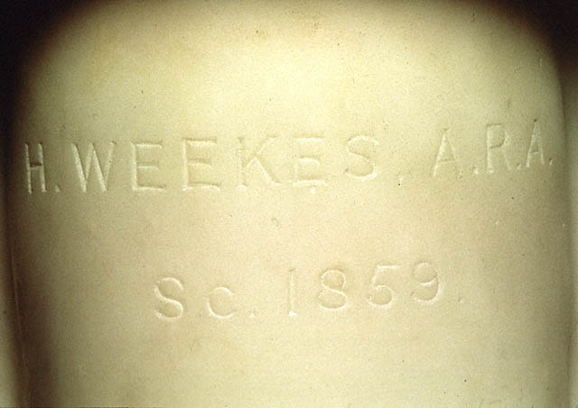 Bust of Mary Seacole:Signature