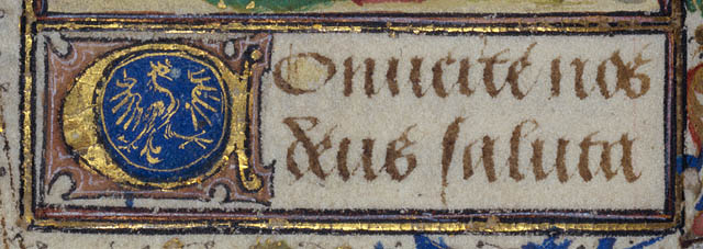The Entombment:Latin inscription