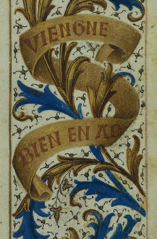 Tondal Suffers a Seizure at Dinner:Margaret of York's motto