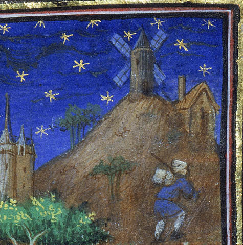 The Annunciation to the Shepherds:Windmill