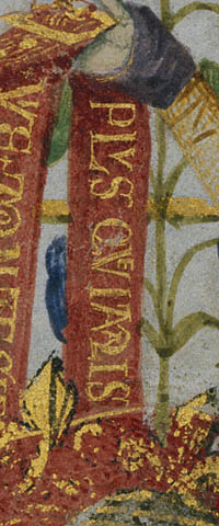 Female Heraldic Figure Holding Escutcheon:Plus que jamais