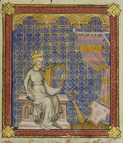 David with Musical Instruments:King David