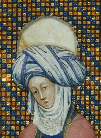 Saint Veronica Displaying the Sudarium:Veronica's missing halo