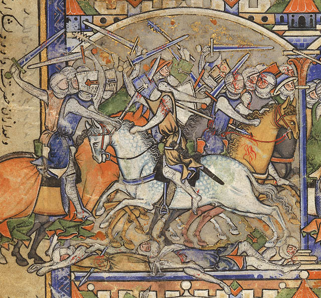 Scenes from the Life of Absalom:Dead soldiers