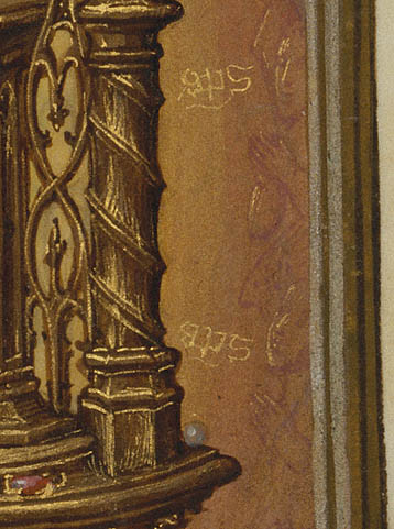 The Holy Trinity Enthroned:Sanctus on right side