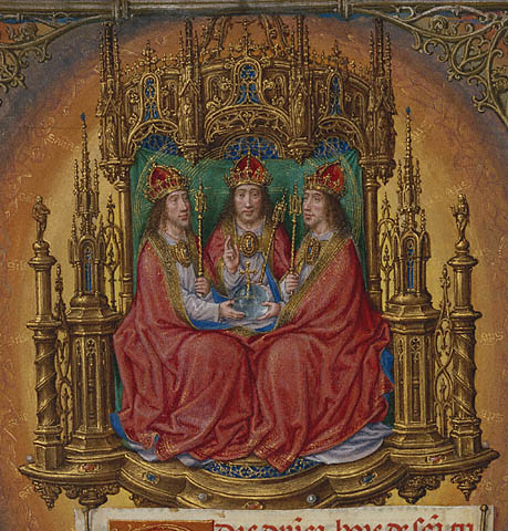 The Holy Trinity Enthroned:Throne