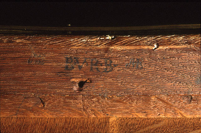 Double Desk:B.V.R.B. stamp
