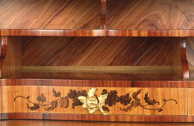 Double Desk:Interior drawer fronts