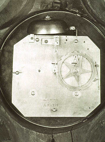 Wall Clock on Bracket:Clock maker's signature