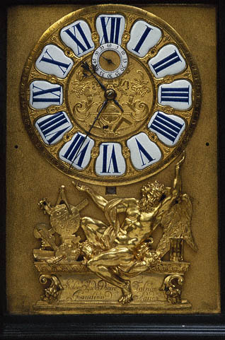 Long Case Clock (Régulateur):Clock face