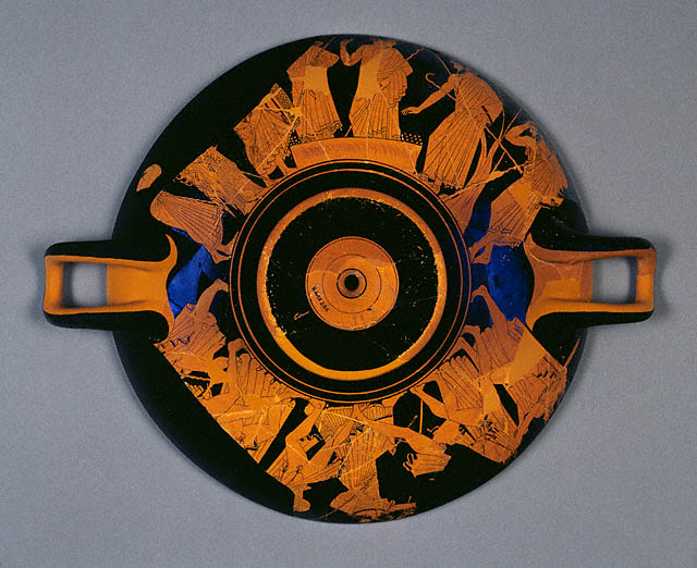 Wine Cup with the Suicide of Ajax:Underside of Cup