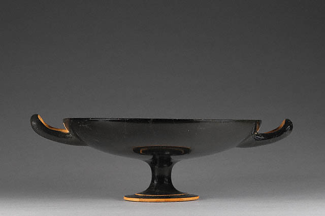 Wine Cup with a Boy Dedicating the Mouth Strap of a Wind Instrument:Side view
