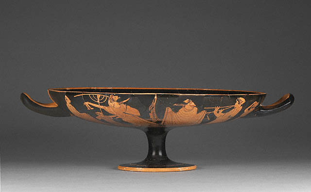 Wine Cup with Flirtation Scene:Side B