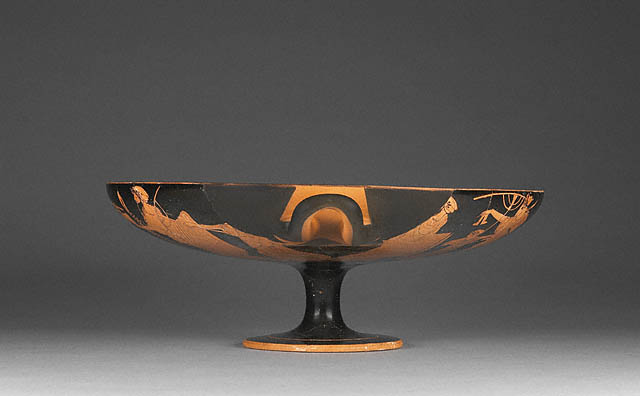 Wine Cup with Flirtation Scene:Side A/B