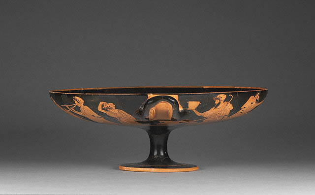 Wine Cup with Flirtation Scene:Side B/A