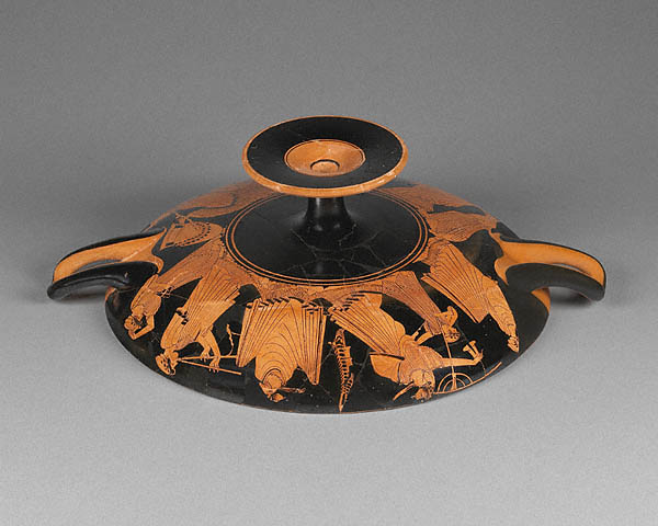 Wine Cup with Flirtation Scene:Side B from below