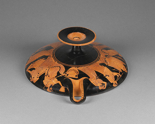 Wine Cup with Flirtation Scene:Side B/A from below