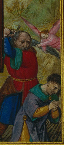 Border with the Sacrifice of Isaac:Angel