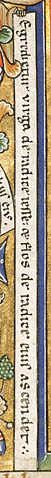 Initial F: The Tree of Jesse:Scroll near right border